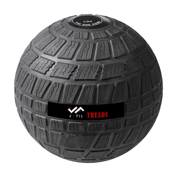 JFIT Weighted Slam Ball - No Bounce Medicine Ball - 9 Size an 5 Color Options - Gym Equipment Accessories for High Intensity Exercise, Functional Strength Training, Cardio, Crossfit