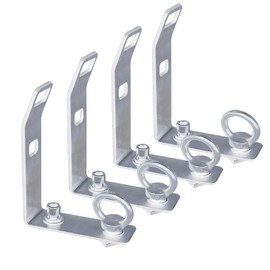 Timilge Load Stops Replacement T-Slot Truck Cross Bar for Ladder Firewood Skis Snowboard Kayak Rooftop Racks roof Rack Accessories 304 Stainless Steel Material 4PCS