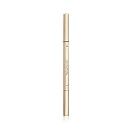 zalati Eyebrow Pencil Refill Waterproof Eyeliner Double-Ended with Small Gold Bar Style for Marking, Filling and Outlining - Dark Brown