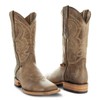 Soto Boots Mens Classic West Tan Broad Square Toe Cowboy