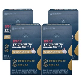 Chong Kun Dang Health Promega Vegetable Altige Omega 3 Dual 450mg x 60 capsules 4 boxes H / 종근당건강 프로메가 식물성 알티지 오메가3 듀얼 450mg x 60캡슐 4박스 H