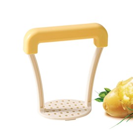 Mashed Potato Masher - Masher Kitchen Tool - Anti-Slip Grip Heavy Duty Ergonomic Dishwasher-Safe 5.12Inch Smasher Press for Avocado Vegetable Cooking Baking