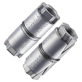 Wensilon (25 pcs) 5/16x1-5/8 Outer diameter5/8 Double Expansion Anchor, Zinc Plated Double Expansion Shield Anchors, Double Expansion Shields,for Masonry, Concrete, Brick or Block