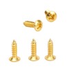 100PCS Guitar Pickguard Screws Metal Guard Plate Mounting Screw Electric