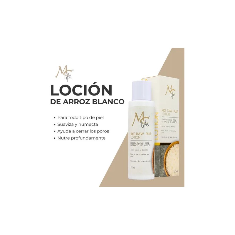 Kit Skincare De Arroz 5pzs Manchas, Aclara, Hidrata. Mc Life