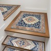 OJIA Stair Treads Non-Slip Matching Mat for Wooden Steps, Square