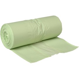 Abena Biodegradable Bin Bags | 10L | Roll of 50 | Biodegradable Bin Bags | Compostable Food Caddy Bags | Biodegradable Bin Liners Ideal for Household and Office Environments