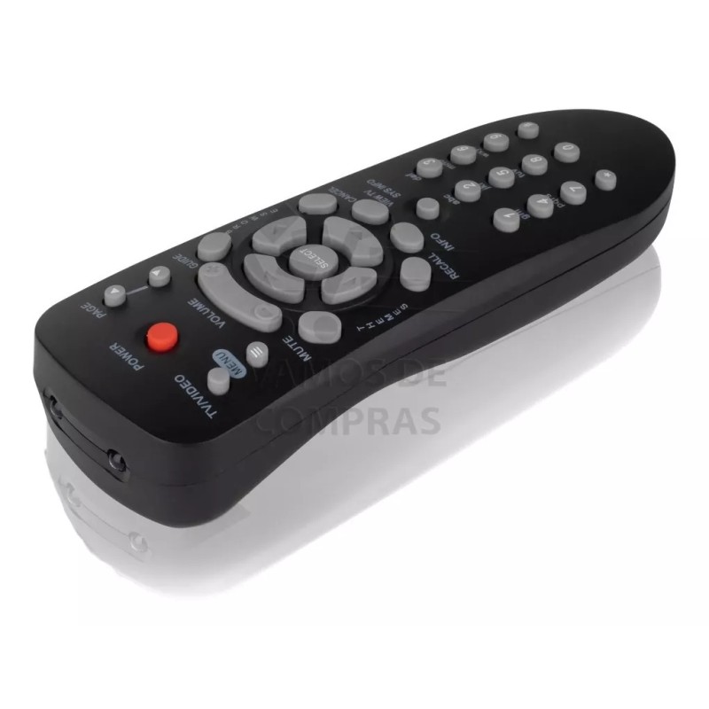 Control Compatible Con Dish Negro Video/tv