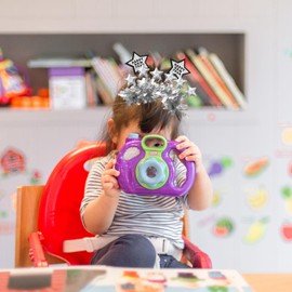 2025 Happy New Year Star Headband, 2025 New Year's Eve Party Photobooth Props, 2025 Happy New Year Decoration Glitter Star Garland Headband, 2025 New Year Decoration Accessories (Silver)