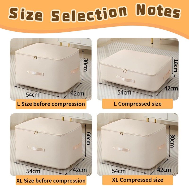 Ultra Space Saving Self Compression Organizer,Compression Storage Bags, Self Compression