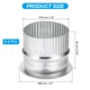 PATIKIL 3 Inch Duct Collar, 2 Pcs Duct Connector Flange