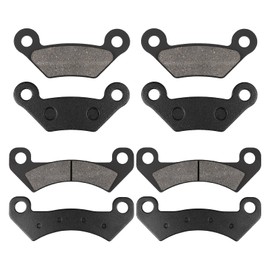Front & Rear Brake Pads Compatible with John Deere Gator XUV 625i 825i 825E 825M 855D 855E 855M Diesel 4x4 OEM# AM140607 AM141182