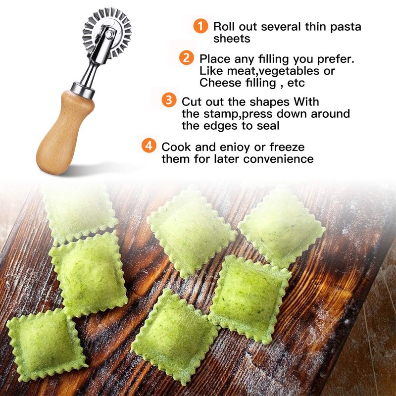 Pasta Maker Cutter Wheel - Pastry Cutter Wheel - Dough