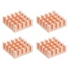 PATIKIL Copper Heatsink 14x14x5mm, 4 Pcs Heat Sink Cooler Radiator