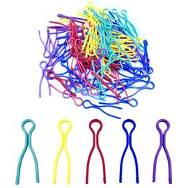 100Pcs Bobbin Thread Holders 5 Colors Bobbin Clips Thread and Bobbin Organizer Sewing Machine Accessories Bobbin Holder