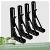 Vivikivi Folding Shelf Brackets - 4 Pcs 10 Inch Heavy