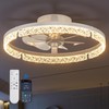 addlon Ceiling Fans with Lights and Remote, 20'' Low Profile