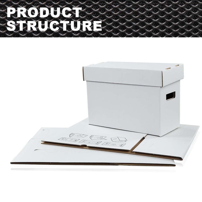 CNNELL Comic Books Storage Boxes Short Holds 150-175 Stackable Durable