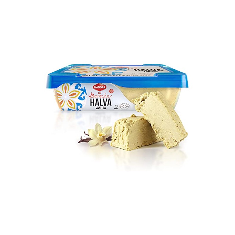 Haddar by Baracke Premium Quality Vanilla Halva 12.34oz | Fine