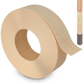 ZYJT Birch Edge Banding, 3 inch x 25ft roll of Veneer Edge Banding -Pre-glued Flexible, Real Wood Tape Banding for Cabinet Repair Furniture Restoration