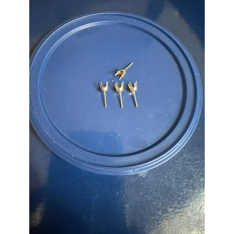 0.80ct 14K yellow gold stud earring mounting setting push back