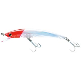 Yo-Zuri Crystal 3D Minnow Floating Lure, Red Head, 5-1/4-Inch
