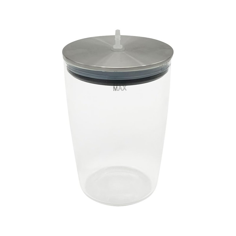 Replacement Glass Milk Container, compatible with Jura Coffee Machines