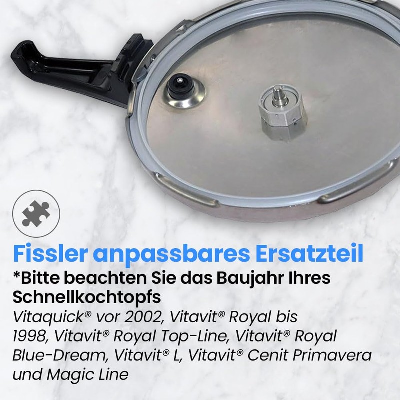 Anakel Home Safety Valve Compatible with Fissler Unimatik Vitavit Cooking