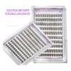 240 Pestañas Autoadhesivas Segmentadas De 1,2 Cm