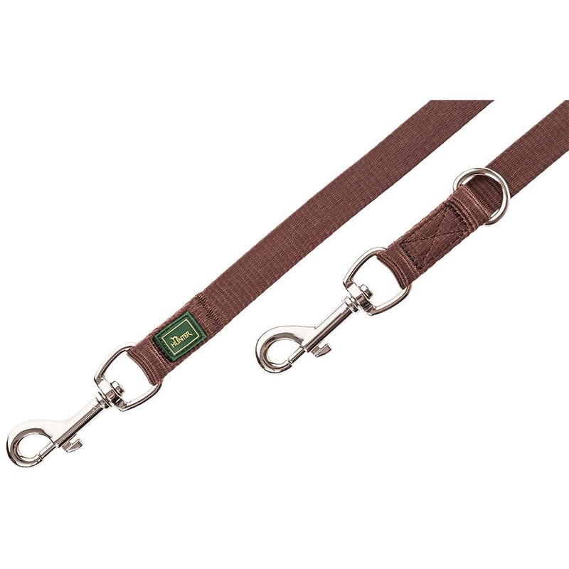 Hunter Training Leash 20/200, Nylon brown