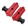 Motorcycle Rear Axle Blocks Chain Adjuster Aluminium Alloy Replacement for