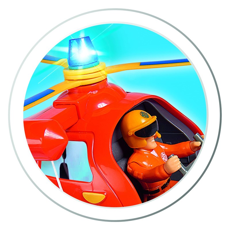 Simba 7/109252510038 109252510 Helicopter, Red