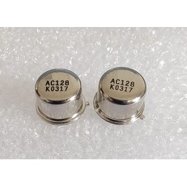 2 transistores AC128 PNP