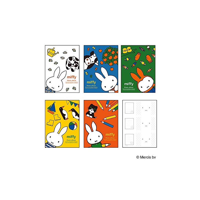 Nakabayashi 5 books BOX Pocket Album Miffy 23872