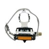 FPD NWL-424B+S41+T12 Road Touring Pedals with Toe Clips Cages Straps,