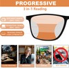 ZXYOO Near-range Workspace Progressive Reading Glasses for Men Women -