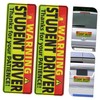 Parliky 5pcs Driver Magnetic Reflective Decals High Visibility Car Bumper