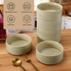 Jeffbaubl Cereal Bowls Set of 6, 6.1 Inch Ceramic Soup