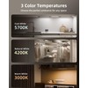 EZVALO Under Cabinet Lighting, Motion Sensor Lights with 2 Detachable