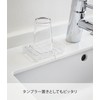 山崎実業 石鹸置き 水が流れる ソープトレー ヴェール クリア 3250