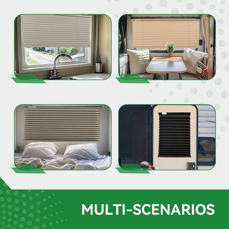 RVINGPRO RV Blinds for Camper Windows, Camper Replacement Blinds, Privacy