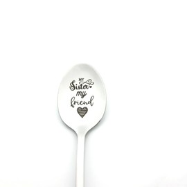 Sister Gifts My Sister My Friend Spoon Gifts for Sister Best Friend Christmas Birthday Gifts for Sister Mothers Day Gifts Going Away Gifts Friendship Gifts for Women