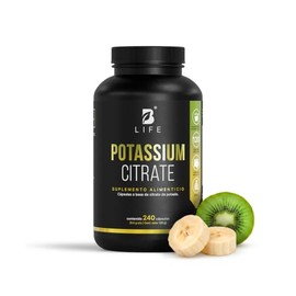 B Life Citrato de Potasio 240 cápsulas con 800mg de Potasio