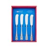 Towle Living Antigua Frost Spreaders, Set Of 4, Stainless Steel