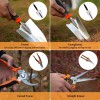 QINGFANGLI Garden Tool Set,10 PCS Stainless Steel Heavy Duty Gardening