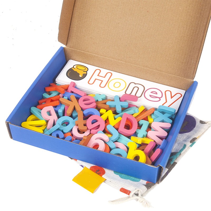 Spell Learning Toy Educational Wooden Matching Letter Toy for Preschool