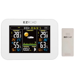 Color Digital EZRead Weather Station with Forecast Moon Phases
