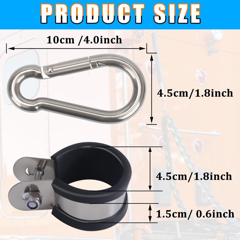 Hanger Bracket Assembly 2 Pack for Tractor Trailer Semi Truck