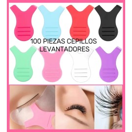 100 Cepillos Levantadores,lifting Peine De Pestañas,rizado