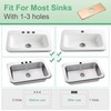 M METERXITY Faucet Deck Plate, 6 Inch Square 304 Stainless